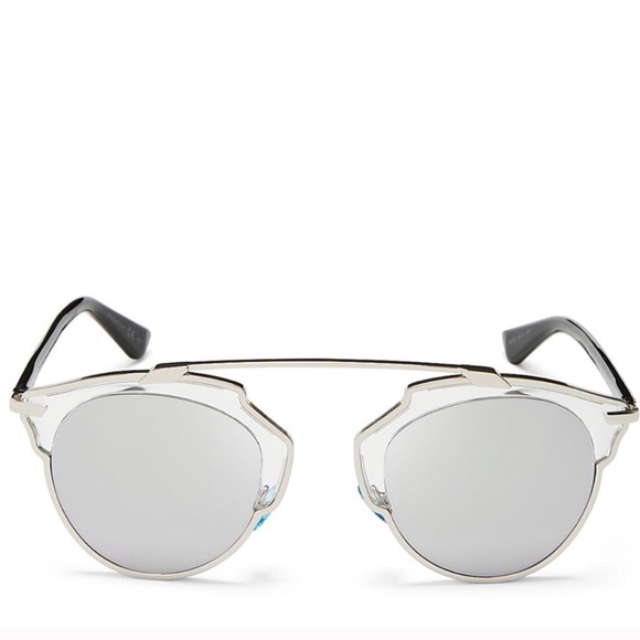 Dior Accessories - Authentic Dior So Real Silver Sunglassses